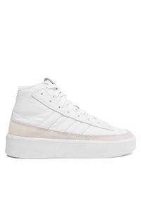 Adidas - adidas Buty Znsored Hi IE9417 Biały. Kolor: biały. Materiał: skóra
