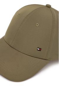 TOMMY HILFIGER - Tommy Hilfiger Czapka z daszkiem Corp 6 Panel AM0AM13336 Zielony. Kolor: zielony. Materiał: poliester #5