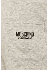 Moschino Underwear - Spodnie. Kolor: szary. Materiał: dzianina #4
