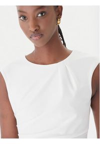 Rinascimento Sukienka koktajlowa CFC0127683003 Biały Slim Fit. Kolor: biały. Materiał: syntetyk. Styl: wizytowy #2