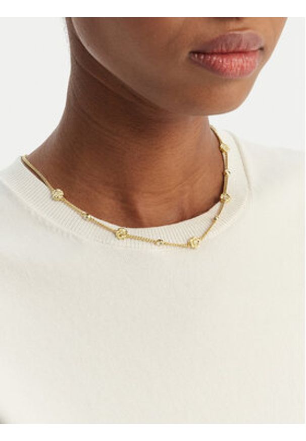 Coach Naszyjnik 37541358 Złoty. Materiał: metalowe. Kolor: złoty