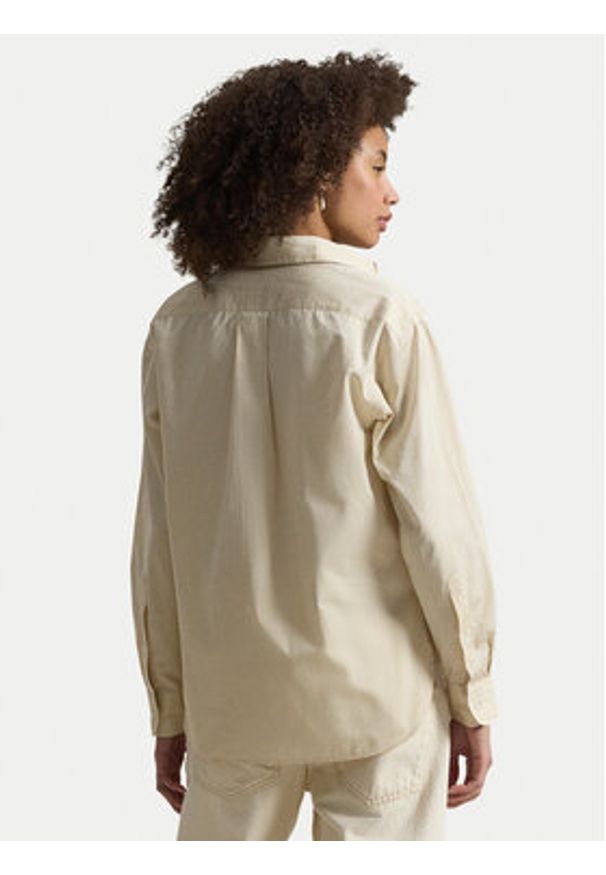 Polo Ralph Lauren Koszula 211910743505 Beżowy Regular Fit. Typ kołnierza: polo. Kolor: beżowy. Materiał: bawełna