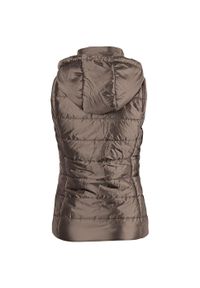 HARRYS HORSE - Damska kurtka bez rękawów z kapturem Harry's Horse Sporty Scotti. Typ kołnierza: kaptur. Kolor: wielokolorowy, różowy, brązowy. Materiał: puch. Długość rękawa: bez rękawów. Styl: sportowy #2