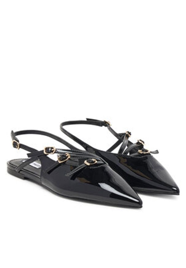 Steve Madden Baleriny Cianna SM11003709 Czarny. Kolor: czarny. Materiał: skóra