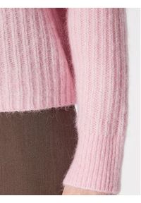 Moss Copenhagen Sweter Nenaya 17397 Różowy Regular Fit. Kolor: różowy. Materiał: wełna #5
