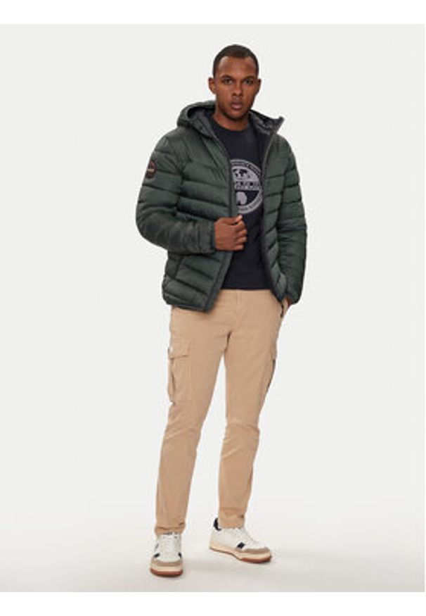 Napapijri Kurtka zimowa Aerons NP0A4GJO Zielony Regular Fit. Kolor: zielony. Materiał: syntetyk. Sezon: zima