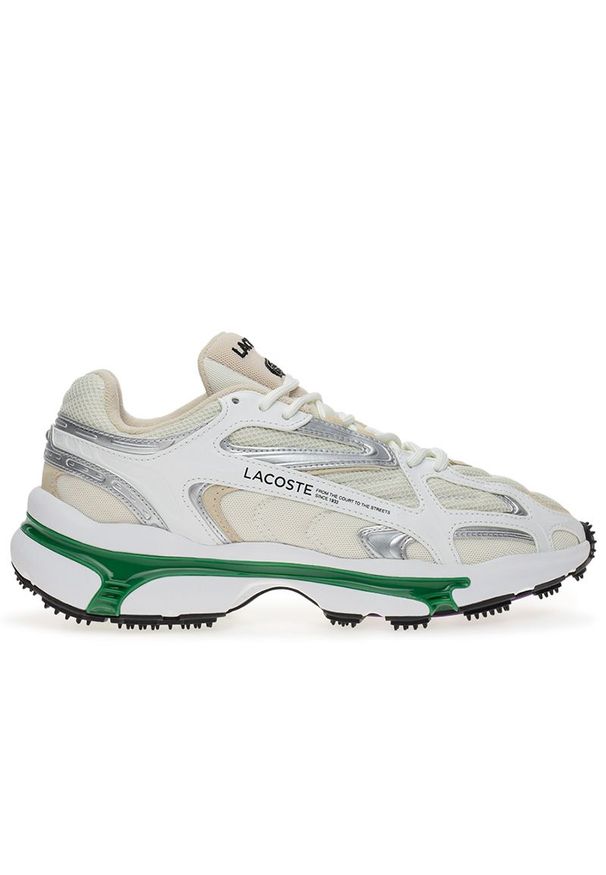 Buty Lacoste Athleisure L003 2K24 747SMA0013-082 - multikolor. Zapięcie: sznurówki. Kolor: wielokolorowy. Materiał: guma, skóra, tkanina, materiał, syntetyk. Szerokość cholewki: normalna