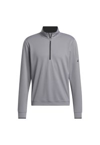 Adidas - Bluza adidas UPF Lightweight. Typ kołnierza: golf. Kolor: szary. Sport: golf #1