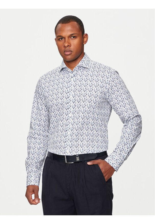 JOOP! Koszula 144Pai 30041405 Złoty Slim Fit. Kolor: złoty. Materiał: bawełna