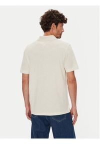 Tommy Jeans Polo Skipper DM0DM21657 Beżowy Regular Fit. Typ kołnierza: polo. Kolor: beżowy. Materiał: bawełna