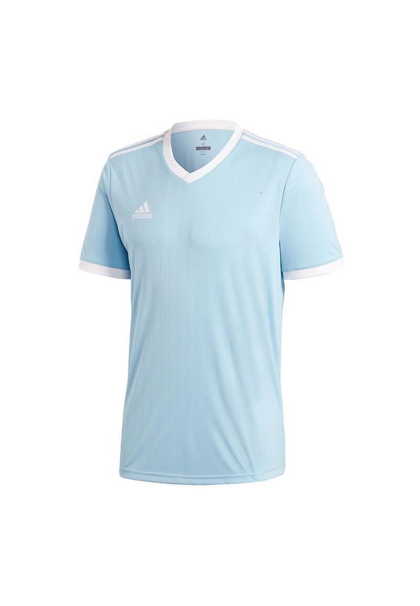 Adidas - JR T-Shirt Tabela 18 943. Kolor: niebieski
