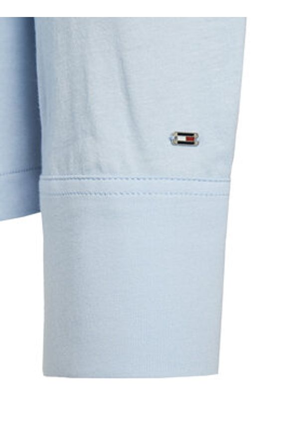 TOMMY HILFIGER - Tommy Hilfiger Koszula WW0WW45983 Błękitny Regular Fit. Kolor: niebieski. Materiał: bawełna, wiskoza