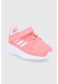 Adidas - adidas - Buty dziecięce Runfalcon 2.0 GX3544. Nosek buta: okrągły. Zapięcie: rzepy. Kolor: różowy. Materiał: guma #2