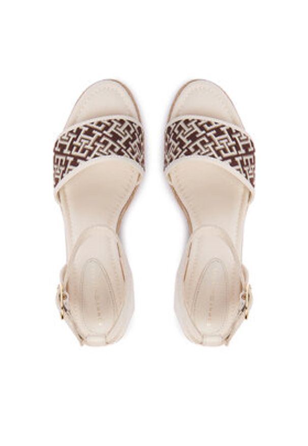 TOMMY HILFIGER - Tommy Hilfiger Espadryle Th Mid Espad FW0FW09519 Brązowy. Kolor: brązowy. Materiał: materiał