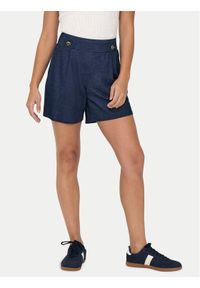 JDY Szorty materiałowe Birdie Geggo 15320995 Granatowy Regular Fit. Kolor: niebieski. Materiał: syntetyk, wiskoza #1