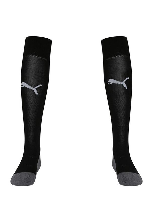 Puma - Skarpety Piłkarskie Liga Core Dla Dzieci. Kolor: szary, wielokolorowy, czarny