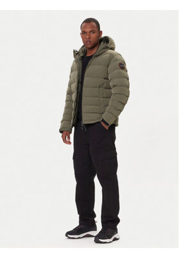 Napapijri Kurtka zimowa A-Terez NP0A88TG Zielony Regular Fit. Kolor: zielony. Materiał: syntetyk. Sezon: zima