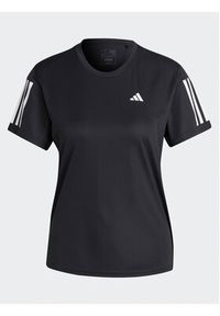 Adidas - adidas Koszulka techniczna Own the Run T-Shirt IC5188 Czarny Regular Fit. Kolor: czarny. Materiał: syntetyk. Sport: bieganie