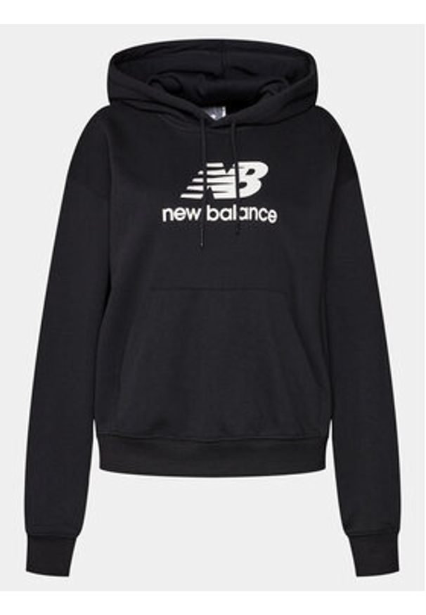 New Balance Bluza WT41504 Czarny Oversize. Kolor: czarny. Materiał: bawełna