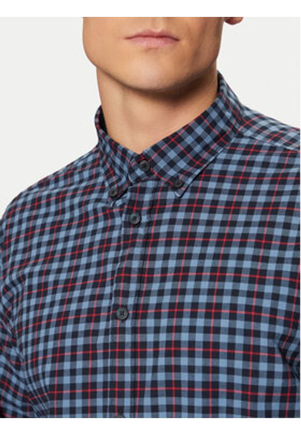 s.Oliver Koszula 2149814 Niebieski Regular Fit. Kolor: niebieski. Materiał: bawełna