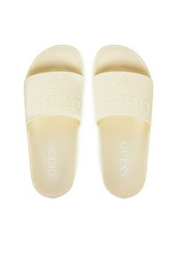 Guess Klapki E5GZ07BB00F Écru. Materiał: syntetyk #3