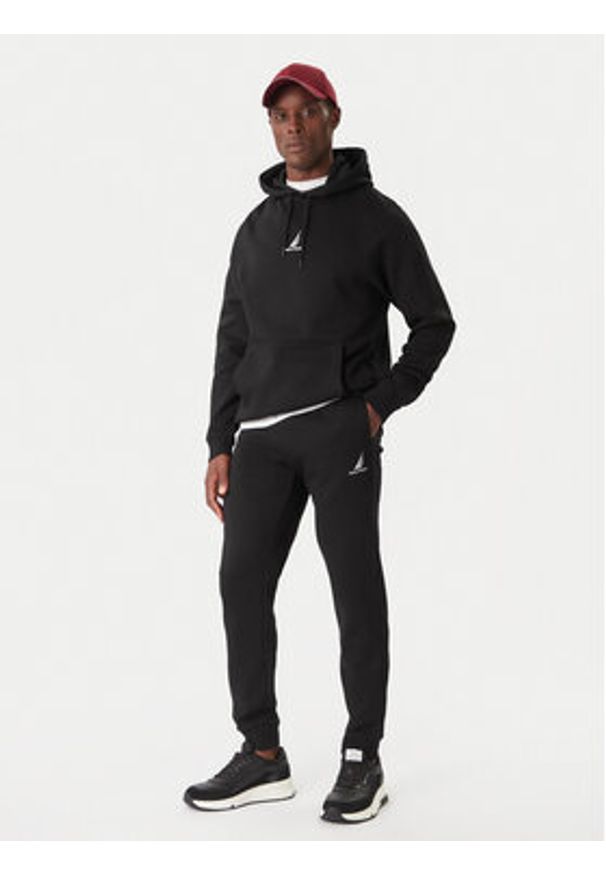 Nautica Bluza Wallowa N1T04066 Czarny Regular Fit. Kolor: czarny. Materiał: bawełna