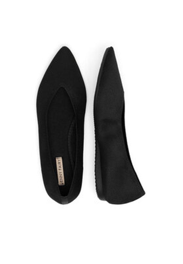 Jenny Fairy Baleriny WYL1310-XX Czarny. Kolor: czarny. Materiał: materiał