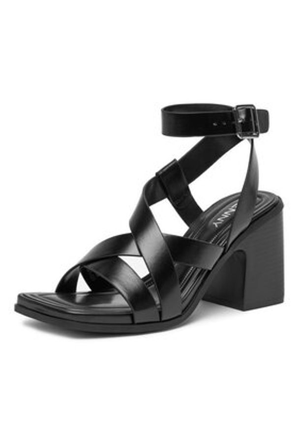 Jenny - JENNY Sandały JY012768-1 Czarny. Kolor: czarny. Materiał: syntetyk, materiał