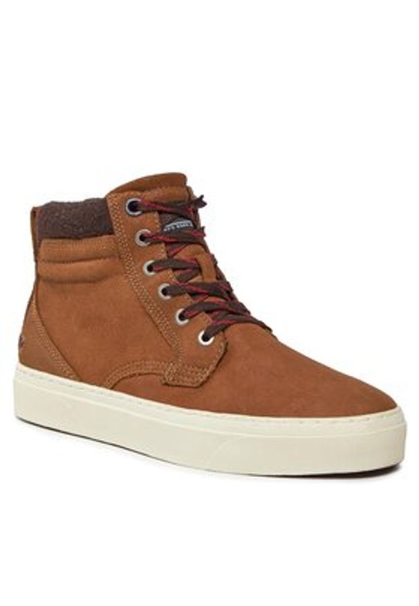Pepe Jeans Sneakersy PMS30998 Brązowy. Kolor: brązowy. Materiał: zamsz, skóra