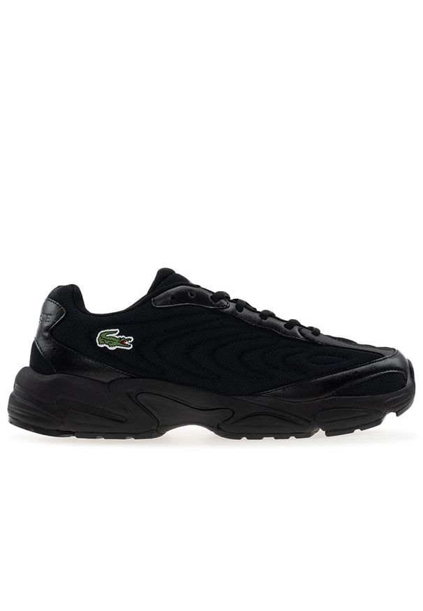 Buty Lacoste Storm 96 2K 749SMA0023-02H - czarne. Zapięcie: sznurówki. Kolor: czarny. Materiał: syntetyk, skóra, tkanina. Szerokość cholewki: normalna