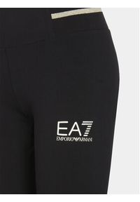 EA7 Emporio Armani Legginsy 8NTP68 TJ01Z 0200 Czarny Regular Fit. Kolor: czarny. Materiał: bawełna