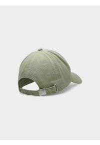 outhorn - Czapka z daszkiem strapback Outhorn - zielona. Kolor: zielony. Materiał: bawełna, tkanina. Styl: sportowy, klasyczny #2