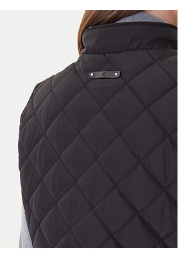 Lauren Ralph Lauren - LAUREN RALPH LAUREN Bezrękawnik 297951276005 Czarny Straight Fit. Kolor: czarny. Materiał: syntetyk. Długość rękawa: bez rękawów