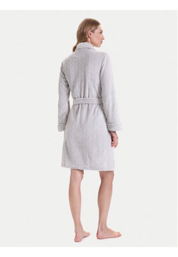 Lauren Ralph Lauren - LAUREN RALPH LAUREN Szlafrok ILN42455F Szary. Kolor: szary. Materiał: syntetyk