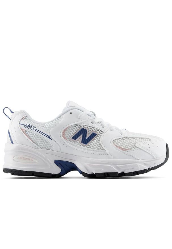 Buty młodzieżowe New Balance G5302EG - białe. Kolor: biały. Materiał: materiał, syntetyk, guma. Szerokość cholewki: normalna