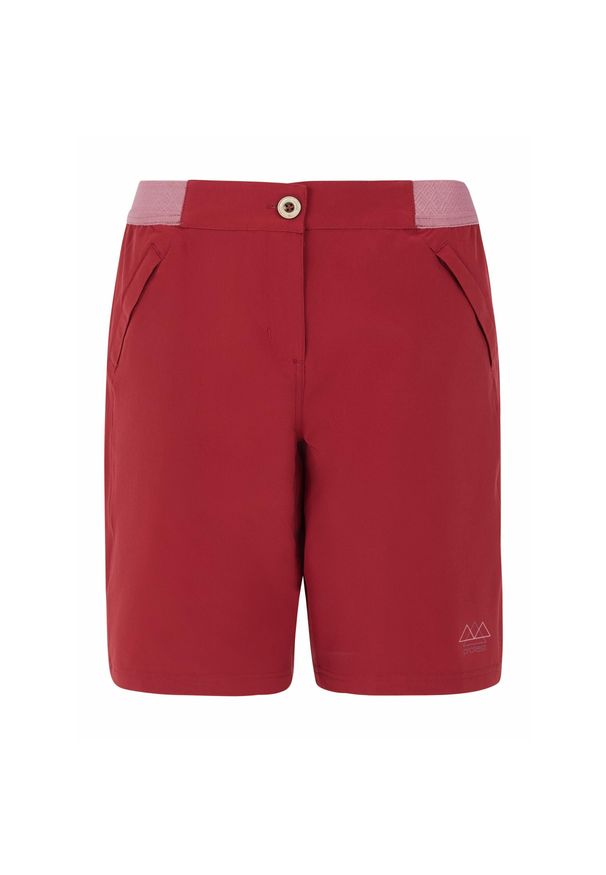 Szorty damskie Protest Prtacacia. Kolor: czerwony. Materiał: materiał