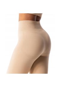 Legginsy treningowe damskie Carpatree Seamless. Kolor: beżowy. Sport: fitness #1