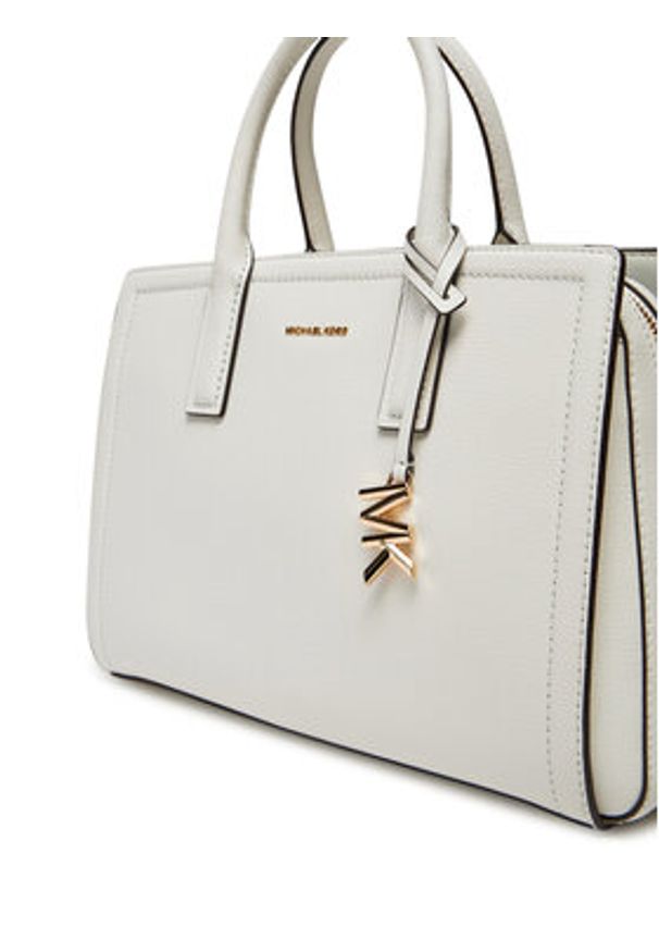 MICHAEL Michael Kors Torebka Laila 30R5G9IS6L Biały. Kolor: biały. Materiał: skórzane