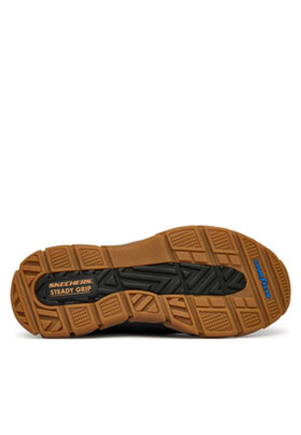 skechers - Skechers Półbuty Respected - Tanzier 256002/NVTN Kolorowy. Materiał: skóra. Wzór: kolorowy