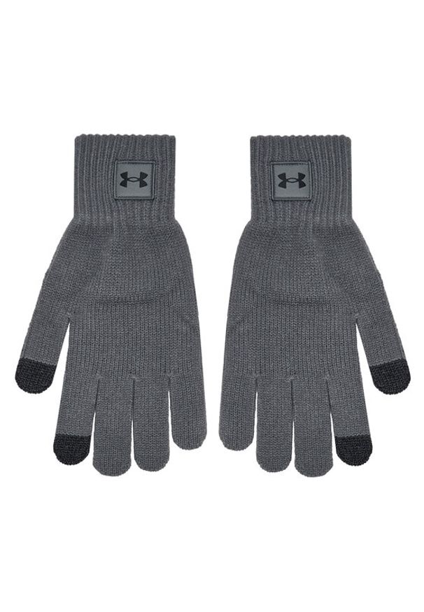 Under Armour Rękawiczki Męskie UA Halftime Gloves 1373157-013 Szary. Kolor: szary. Materiał: materiał