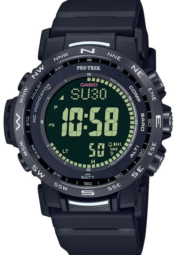 Zegarek Casio Zegarek marki Casio model PRW-35 kolor Czarny. Akcesoria męski. Sezon: Cały rok NoSize. Kolor: czarny