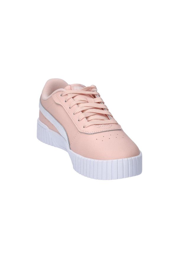 Buty młodzieżowe Puma Carina 2.0 Jr 386185 07. Kolor: biały, wielokolorowy. Materiał: syntetyk, materiał. Sport: turystyka piesza