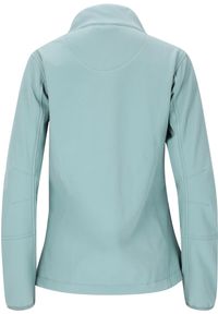 Softshell damski Whistler Covina. Kolor: niebieski. Materiał: softshell. Sport: turystyka piesza