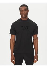 EA7 Emporio Armani T-Shirt 7M000092 AF13870 UC001 Czarny Regular Fit. Kolor: czarny. Materiał: syntetyk