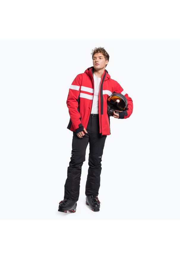 Kurtka narciarska męska CMP 31W0107. Kolor: czerwony. Sezon: zima. Sport: narciarstwo