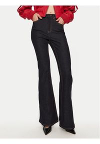 GESTUZ - Gestuz Jeansy Nathalie 10909482 Granatowy Flare Fit. Kolor: niebieski