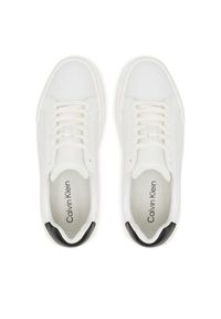 Calvin Klein Sneakersy Chunky Cupsole Laceup Lth Wn YW0YW01947 Biały. Kolor: biały. Materiał: skóra #5