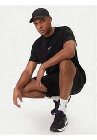 Reebok Komplet t-shirt i spodenki Baz RK25609CCM Czarny Regular Fit. Kolor: czarny. Materiał: syntetyk, bawełna #6