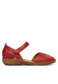 Półbuty Josef Seibel. Kolor: czerwony #1