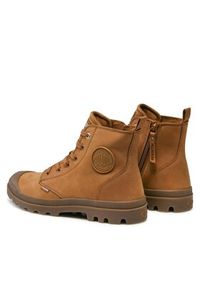 Palladium Trapery Pampa Hi Zip 06440-237-M Brązowy. Kolor: brązowy. Materiał: skóra, nubuk #3